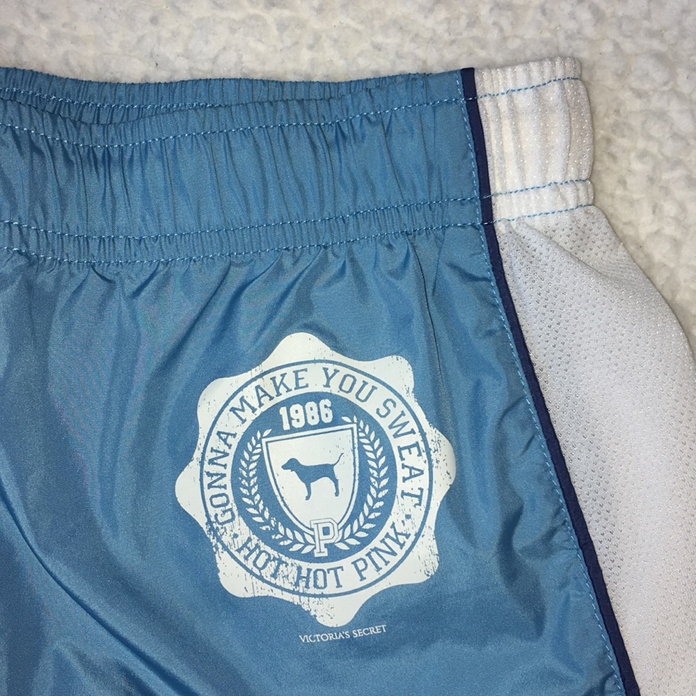 PINK running shorts (light-blue) - Picture 4 of 5